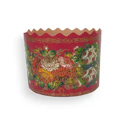Паперова форма для паски Жостове 300 г 110х85 мм 50 шт. (84618944) - мініатюра 3