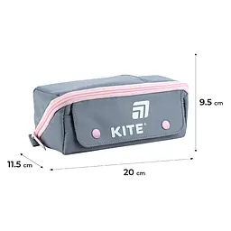 Пенал Kite сірий (K25-2702-1) - мініатюра 3