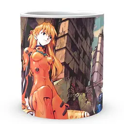 Кухоль GeekLand Evangelion Євангеліон EVA 002.01 330 мл білий - мініатюра 2