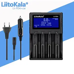 Зарядний пристрій Liitokala Lii-PD4+car універсальний - інтелектуальний - 4 канали - мініатюра 4