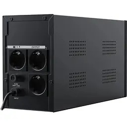 ДБЖ Marsriva MR-UF1000, 1000ВА/600Вт, Line-Interactive, LED version, 3хSchuko, 2x12V/9Ah - мініатюра 3
