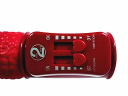 Латексний вібратор Red Push з рухами вгору-вниз Orion 61325685970000 16614 - мініатюра 2