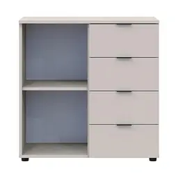 Комод Doros Рон 1 1 фасад 4 шухляди Кашемір 80х38х81 (41516043) - мініатюра 6