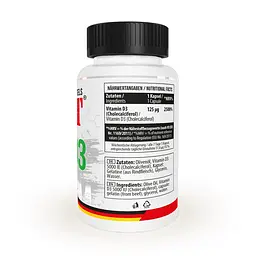 Вітамін D3 MST Nutrition Vitamin D3 5000 IU, 120 капсул - мініатюра 2
