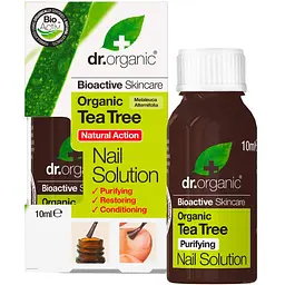 Засіб для нігтів Dr. Organic Bioactive Skincare Tea Tree Nail Solution із чайним деревом 10 мл - мініатюра 2