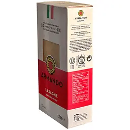 Макаронні вироби Armando Lasagne 500 г - мініатюра 2