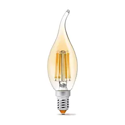 Лампочка Videx Filament C37FtA 6W E14 2200K 220V (VL-C37FtA-06142)