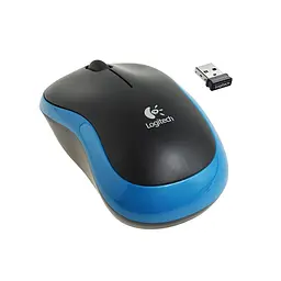 Миша бездротова Logitech M185 (910-002239) Blue USB - мініатюра 2