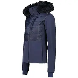 Куртка CMP Women's Stretch Twill Ski Jacket with Faux Fur Hood Dark Blue L (1097-31W0066F-N950 42) - мініатюра 3
