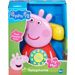 Іграшка-каталка на мотузочці Peppa Pig Телефон Пеппи (1684687) - мініатюра 4