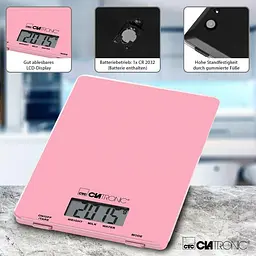 Ваги кухонні Clatronic kw 3626 Pink - мініатюра 2