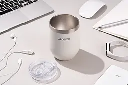 Термокухоль Ardesto Compact Mug 350 мл білий - мініатюра 4
