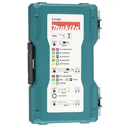 Набір біт та головок 28 шт Makita E-07048 - мініатюра 5