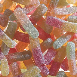 Жувальні цукерки Eco Sweets BIO Gom Zure Frieten 75 г - мініатюра 2