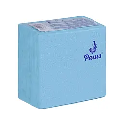 Серветки столові Parus 1 шар 33х33 см Сині 100 шт. (4820205440373)