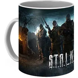 Кухоль GeekLand Сталкер S.t.a.l.k.e.r. АРТ ST.02.18 330 мл білий - мініатюра 3