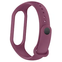 Силіконовий ремінець для фітнес браслетів Xiaomi Mi Band 5/6/7, Silicone, purple, зі зручною застібкою, на фітнес трекер та смарт годинник, ArmorStandart (ARM61905) - мініатюра 2