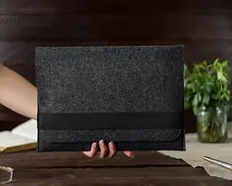 Чохол Gmakin Apple MacBook Air/Pro 15` GM14-15 Felt Case (Black) [73568] - мініатюра 9