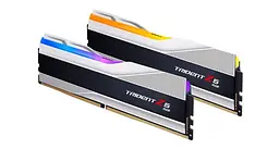 Модуль пам`ятi DDR5 2x32GB/6400 G.Skill Trident Z5 RGB Silver (F5-6400J3239G32GX2-TZ5RS) - мініатюра 4
