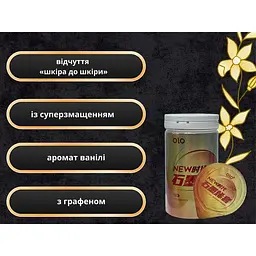 Презервативи Olo з гіалуроновою кислотою графенові 10 шт. - мініатюра 5