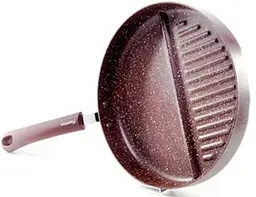 Сковорода-гриль Mosses Stone із роздільником Fissman Ø26х4,5 см kuh0007282 - мініатюра 1