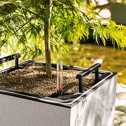 Вазон Lechuza Canto Stone 30 high LED кварцовий білий (13617) - мініатюра 11