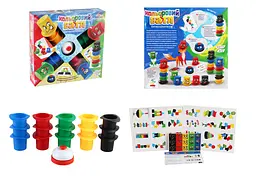 Гра Кольоровий батл, 4FUN Game Club, 24 картки, 15 капелюхів, дзвінок
