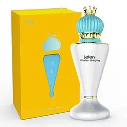 Вібратор Leten Dream Key Королівський з індукційною зарядкою, водонепроникний бірюзовий - мініатюра 5