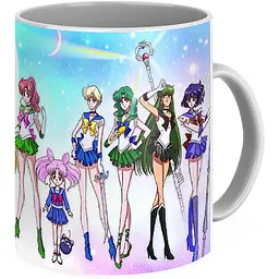 Кухоль GeekLand Sailor Moon Сейлор мун все в зборі SM.02.04 330 мл різнобарвний - мініатюра 2