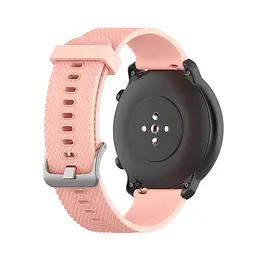 Ремінець силіконовий 20 мм для Amazfit BIP/Bip Lite/Bip U/Pro/Mini/GTS/GTS 2 (E)/GTR 42 BeWatch GT CBітло-рожевий (1011422) - мініатюра 2