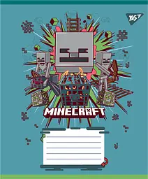 Тетрадь YES 18арк.# /767579/ Minecraft Heroes (25/400) упаковка 25 шт - мініатюра 3