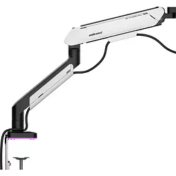 Настільне кріплення для монітора Anda Seat Stealth Pro II RGB 17''-42'' White (AD-W-A9X-1S-BW) [123491] - мініатюра 7