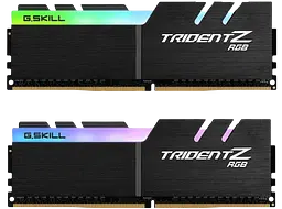 Оперативна пам'ять G.Skill 32GB (2x16GB) DDR4 3200MHz Trident Z RGB Black (F4-3200C16D-32GTZR)