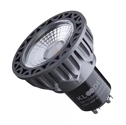 Лампа LED GU10 5WCOB 3000К 450Lm DIM KLOODI KDGU10-QL 5WCOB 3K 60D BK DIM - мініатюра 4
