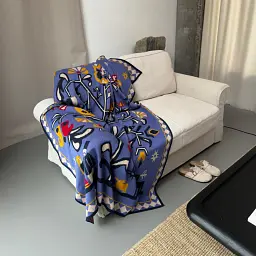 Плед «Дерево життя» блакитний 130x170 - мініатюра 9