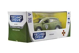 Іграшкова машинка позашляховик Toyota RAV4 Шеврони Героїв Буревий KM6198 TechnoDrive - мініатюра 2