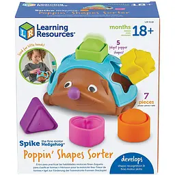 Учебный игровой набор Learning Resources Spike The Fine Motor Hedgehog Pop-It Сортер Ежик