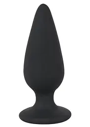 Анальна пробка Orion Black Velvets Heavy Plug Medium 8.9 см (чорний) - мініатюра 5