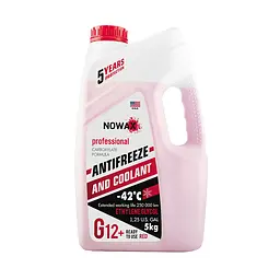 Антифриз Nowax Red G12+ червоний 5 кг (NX05001) - мініатюра 2