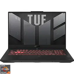 Ігровий ноутбук ASUS TUF A17 FA707NUG AMD Ryzen 7 7445HS до 4, 7 ГГц, 17, 3 дюйма, Full HD, 144 Гц, IPS, 48 ГБ DDR5, 512 ГБ SSD, NVIDIA GeForce RTX 4050 6 ГБ GDDR6, Mecha