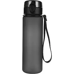 Пляшка для води EasyFit AquaFlow 600 мл чорна (EF-7003-BK)