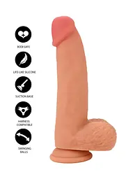 Фалоімітатор Hidden Desire Realistic Dildo 19 см (тілесний) - мініатюра 9