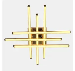 Квадратна золота LED-люстра Artlight W167/6GD 88 Вт, 3 режими, 72,5×72,5 см, від 16-25 м² - мініатюра 5