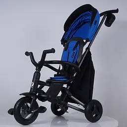 Велосипед складаний триколісний дитячий Qplay Nova+ Rubber Sky Blue (S700-13Nova+SkyBlue) - мініатюра 8