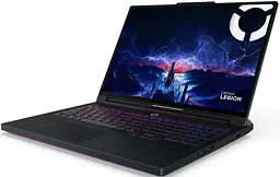 Ноутбук Lenovo Legion Pro 7 16IAX10H (16 WQXGA OLED 240 Hz, Intel Core Ultra 9 275HX, 16 GB, 1 TB, RTX 5080, W11H) Eclipse Black (83F50012US 16GB) - мініатюра 5