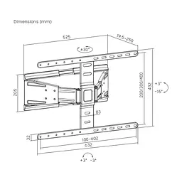 Кронштейн UniBracket Slim64 - мініатюра 2
