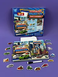 Інтерактивна книга планшет "Транспорт" 36125 "WToys", озвучено українською мовою, звукові ефекти, цікаві факти