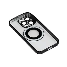 Магнітний чохол XON PhoneCase Magnetic для iPhone 14 Pro (PCMC1114300B 7898) Чорний/Прозорий - мініатюра 4