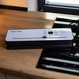 Вакууматор побутовий сенсорний HP-11-29W 120 Вт для сухих/вологих продуктів, з різаком, Білий - мініатюра 10