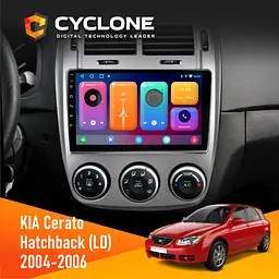 Штатна магнітола KIA Cerato 2004-2006 Cyclone C9-001 2x32 CPL Cyclone (НФ-00008088)